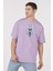 Oversize T-Shirt Demon Lila 2