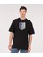 Oversize T-Shirt Attack On Titan Siyah 2