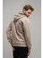 Regnault Üç Iplik Pamuklu Kapüşonu File Detaylı Fermuarlı Sweatshirt 4