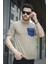 Bastien Kapaklı Kot Cepli Erkek Tshirt 2