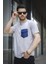 Bastien Kapaklı Kot Cepli Erkek Tshirt 2
