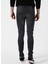 Slim Fit Gri Denim Pantolon 4