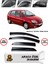 Renault Scenic Cam Rüzgarlığı 4lü 1998-2003 Takım Parlak Siyah 3