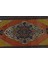 Eskitme Halı, Türk Halısı, Halı, 120 x 212 cm Kırmızı Halı, El Dokuma Alan Halı, Bahçe Banyo Halı, 68 5