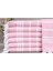 Pembe Organik Plaj Havlusu, Banyo Havlusu, 100 x 180 cm Pamuk Peştamal, Plaj Havlusu, 1