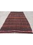 Türk Kilim, Eskitme Kilim, Oversize Kilim, 196 x 348 cm Siyah Kilim, Bohem Kilim, Oturma Odasısı Kilim 1