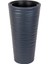 Antrasit Kumsal Vazo Dekoratif Uzun Saksı 5.5 Lt 30*57CM 1