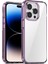 Ipaky Apple iPhone 14 Pro Max Şeffaf Mor Için Ipaky Aurora Serisi Pc + Tpu Kılıfı (Yurt Dışından) 1