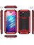Iphone 14 Pro Max (Kırmızı) Için R-Şok Geçirmez Su Geçirmez Toz Geçirmez Çanta 2