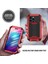 Iphone 14 Pro Max (Kırmızı) Için R-Şok Geçirmez Su Geçirmez Toz Geçirmez Çanta 4