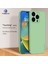 Sense Serisi Sıvı Silikon Tpu Tpu Iphone 14 Pro Max (Yeşil) 3