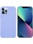 Iphone 14 Pro Max (Mor) Için Düz Renkli Silikon Telefon Kılıfı 2