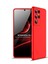 Samsung Galaxy S21 Ultra ile Uyumlu Kılıf 3 Parçalı Tam Koruma Dayanıklı Soft Ince Kılıf 1