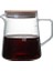 500 ml Cam Sürahi Isıya Dayanıklı Cam Sürahi Kapaklı Ev Çaydanlık Cam Kahve Sürahi Kahve Sıcak Çay | Kahve Tencere 1