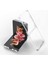 Samsung Galaxy Z Flip 4 Kılıf Ultra Ince Köşeleri Şık Tasarım Şeffaf Kapak 1