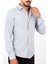 Slim Fit Açık Gri Renk Erkek Gömlek 2