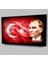Atatürk Cam Tablo - Türk Bayrağı Cam Tablo - Atatürk Tablo - Türk Bayrağı Tablo- Cam Duvar Dekor 2