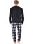 Alt Pijaması Ekose Kareli Polar Erkek Pijama Takım 2