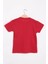 Bayrak Baskılı Çocuk T-Shirt | Kırmızı 2