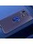 Huawei Y7 Prime 2019 Kılıf Metal Yüzüklü Standlı Yumuşak Ravel Silikon Kapak 1