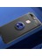 Huawei Y7 2018 Kılıf Metal Yüzüklü Standlı Yumuşak Ravel Silikon Kapak 1