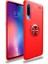 Xiaomi Mi A3 Kılıf Metal Yüzüklü Standlı Yumuşak Ravel Silikon Kapak 2