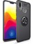 Xiaomi Mi Max 3 Kılıf Metal Yüzüklü Standlı Yumuşak Ravel Silikon Kapak 1