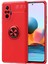 Xiaomi Redmi Note 10 Pro Kılıf Metal Yüzüklü Standlı Yumuşak Ravel Silikon Kapak 1