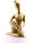 Dekoratif Sevgiliye Hediye Yoga Yapan Kız Gold Biblo 1