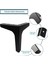 (4 Adet) 12cm Modern Mat Siyah Metal Mobilya, Dolap, Koltuk, Tv Ünitesi Ayakları 2
