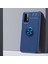 Xiaomi Redmi Note 9 4g Kılıf Metal Yüzüklü Standlı Yumuşak Ravel Silikon Kapak 1