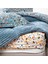 Bedding Terazzo Tek Kişilik Triola Set - Indigo 3