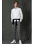 Vıana Erkek Basic Gömlek Comfort Slim Fit Siyah 2