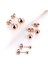 Gümüş Rose Taşsız Top Küpe DY896E3 3