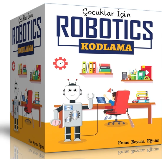 Çocuklara Robotik Kodlama Eğitim Seti (4 Süper Kitap) (Ciltli)