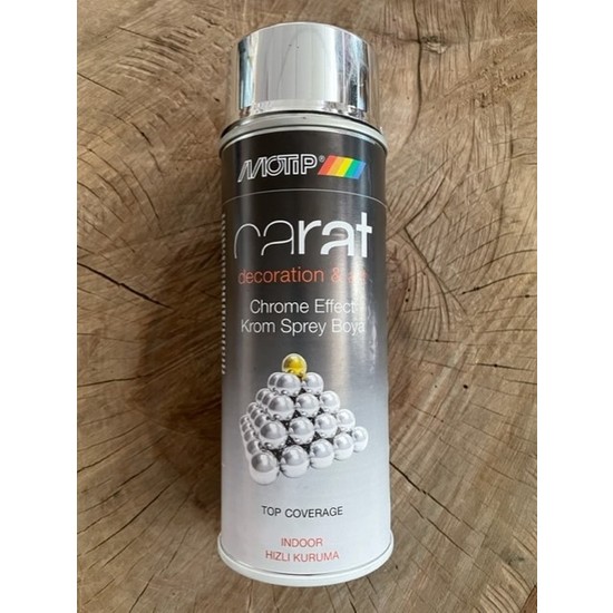 Motip Carat 400 Ml Krom Efekt Sprey Boya Parlak Krom Renk Fiyatı