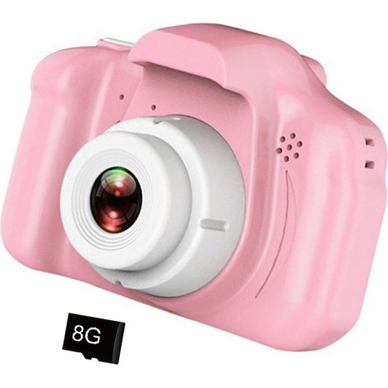 Ozmik Mini 1080P Çocuklar İçin Dijital Fotoğraf Makinesi 4GB SD Kartlı Fotoğraf ve Video Çekim Özellikleri