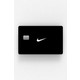 Gans Nike Siyah Kredi Kartı Kaplama Stickeri Papara, Tosla, Kredi Kartı Için Uyumlu