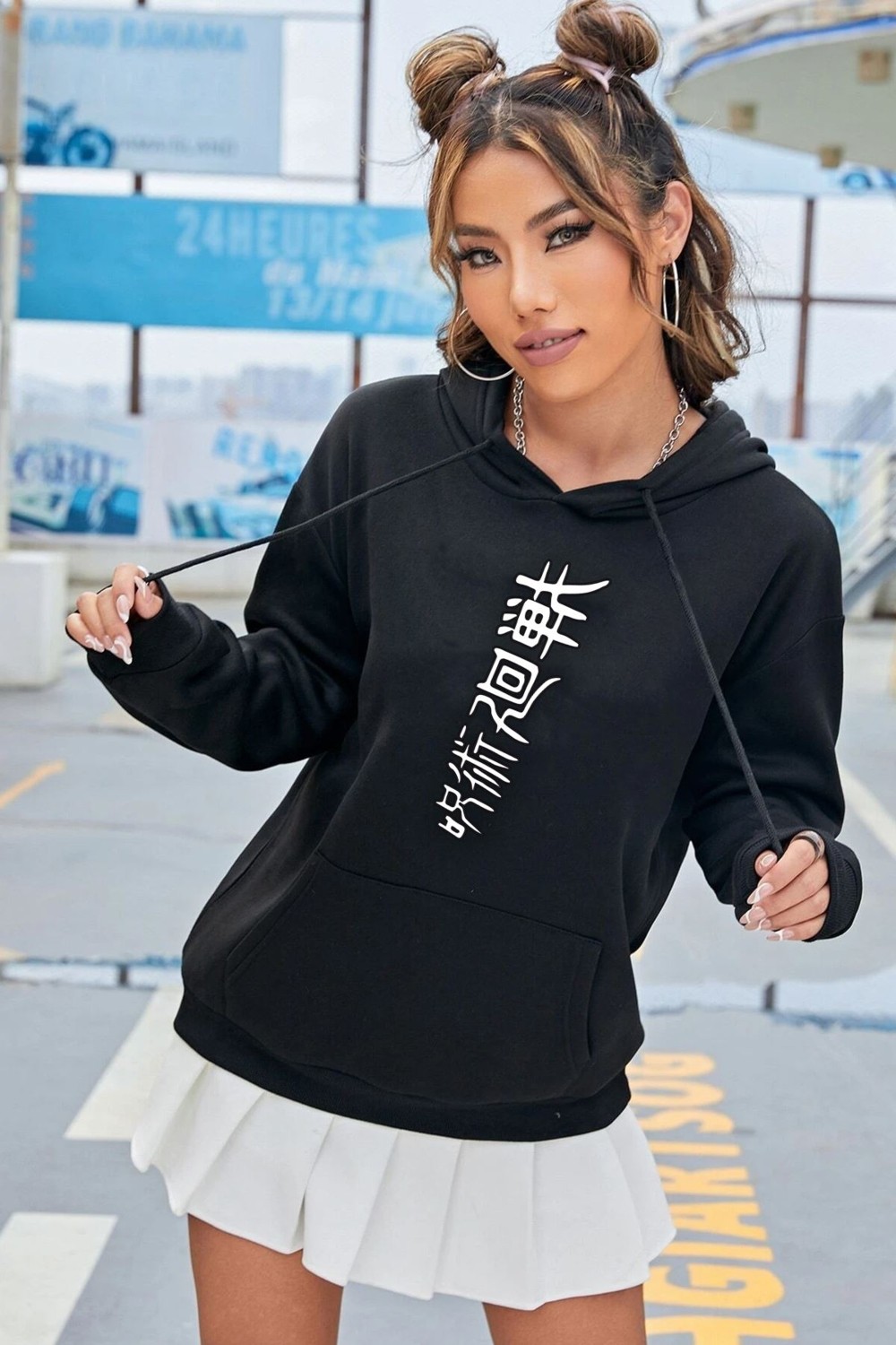 Trendypassion Jujutsu Kaisen Baskılı Sweatshirt görsel 2