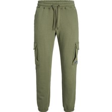 Jack & Jones Jpstgordon Jjclassıc Sweat Pant Vg Noos Haki Erkek Eşofman 12195583-Four