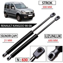 Otozet Renault Kangoo Bagaj Amortisörü Sağ Sol Takım 1998 - 2008