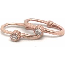 Erer Gümüş Gümüş Taşlı Bayan Küpe NZ13D1