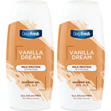 Deep Fresh Vanilla Dream Duş Jeli Süt Proteini 400 ml 2 Adet