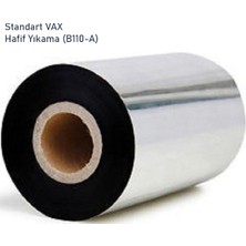 Netsan Etiket Standart Wax Resin Ribon 5X30MMX300M. (B110-A) Hafif Yıkama Outside