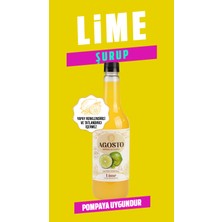 Agosto 6 x 700 ml Lime Limon Aromalı Şurup