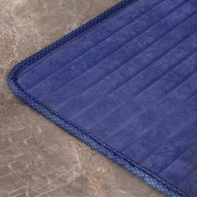 Sarah Anderson Evy Indigo Banyo Paspası 40 x 60 cm