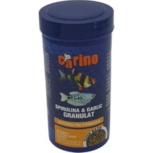 Carino Spirulina & Garlic Granulat Sarımsaklı Balık Yemi 250 ml