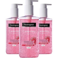 Neutrogena Canlandırıcı Yüz Yıkama Jeli Pembe Greyfurt 200 ml x 3