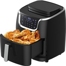 Yasomi Y77 Xxl Buharli Airfryer 7lt 1700   SİYAH