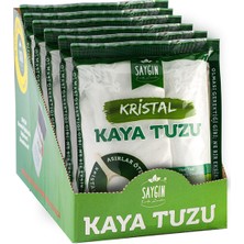 Saygın Kristal Kaya Tuzu 6 x 500 gr + Kristal Kaya Tuzu Tuzluklu 250 gr